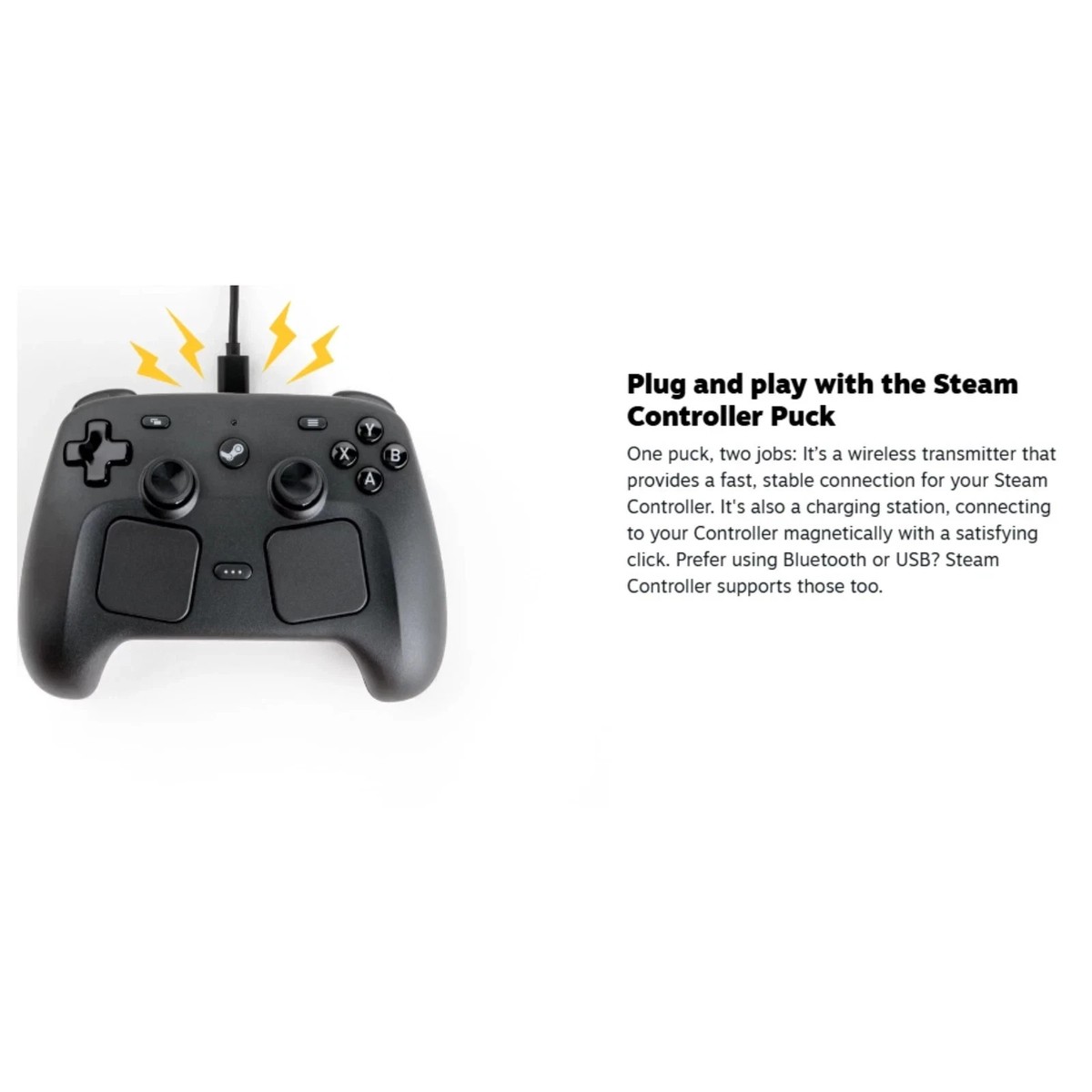 Steam Controller Black Bluetooth Gen 2 2026 Sealed NEW ✓IN-HAND