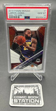 Lebron James #7 2019-20 Panini PSA 10 Mosaic Basketball Will to Win GEM-MT
