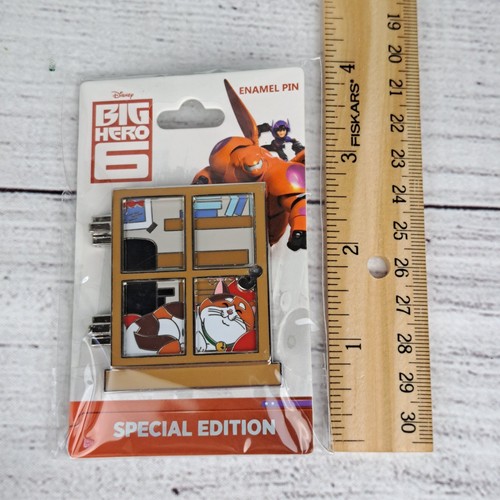 Disney Enamel Pin Mochi Big Hero 6 Cat Window Series #25746 Special Edition - Picture 2 of 11