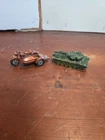 Matchbox Vintage Lesney Harley Davidson No. 66 W/ Lesney Centurion Tank Mk3