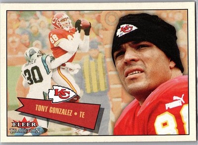Tony Gonzalez - 2001 Fleer Tradition #182 Kansas City Chiefs