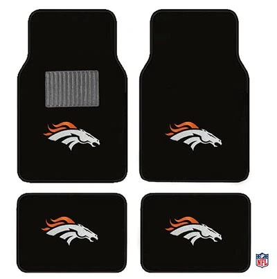 Floor mats with logo