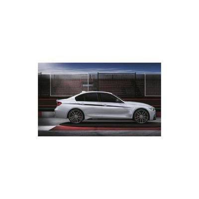 ORIGINAL BMW M Performance Seitenschwellerfolie 2x Frozenblack 3er F30 F31