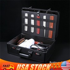 Large Barber Tool Storage Portable Travel Carry Case/Hairdresser's Bag Box USA