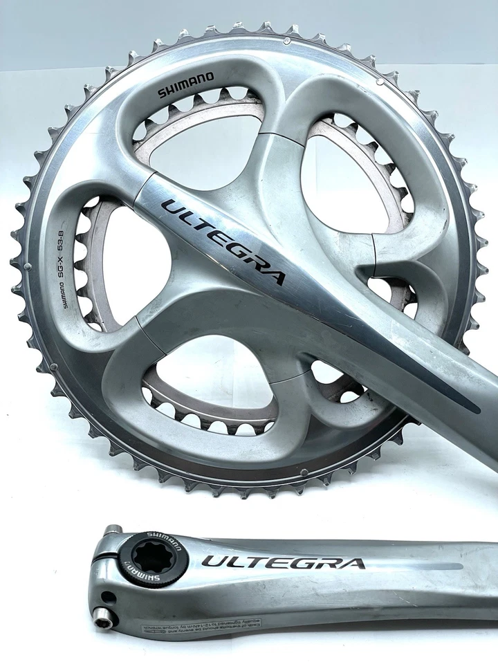 Shimano Ultegra 6700 10 Speed Crankset 175mm Double 53/39 Chainrings - Image 2 of 4