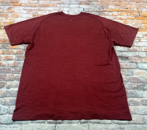 Lululemon Metal Vent Tech Shirt Erwachsene L rot Athletic Workout Gym Tee Herren - Bild 3 von 10
