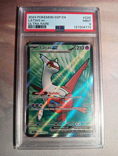 Latias ex graded PSA 9 for sale on eBay