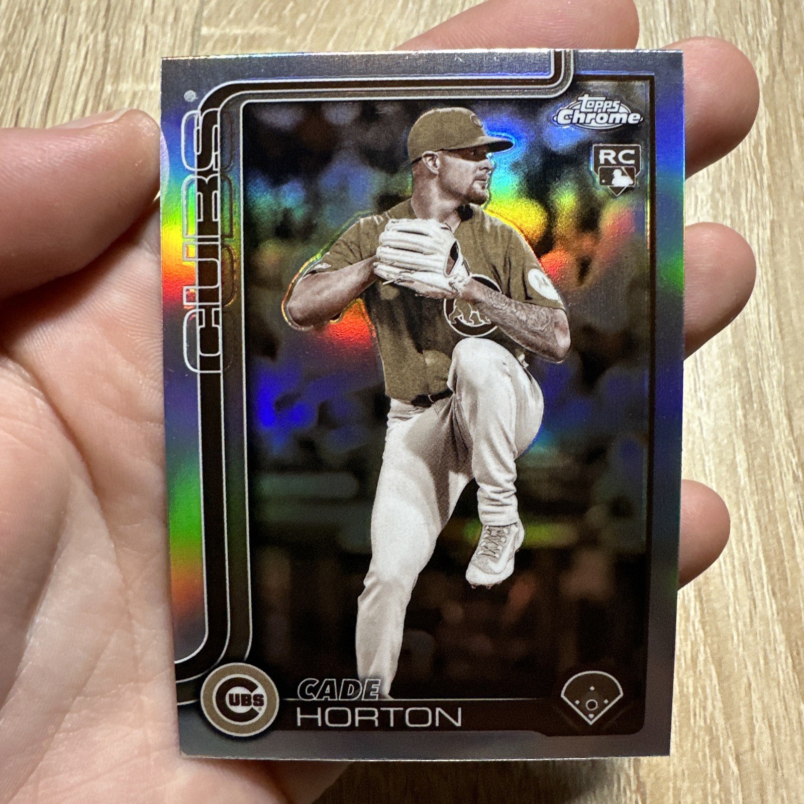 2025 Topps Chrome Update Series - Cade Horton #USC63 Sepia Refractor (RC)
