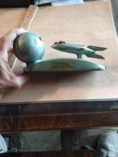 Vintage Strato Metal Bank Advertising Seattle First National Bank