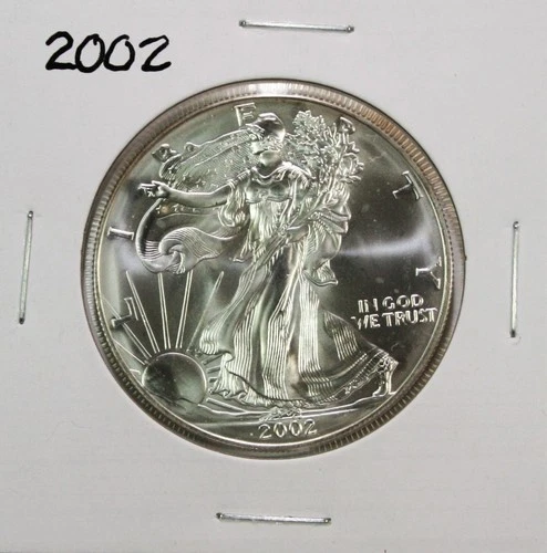 2002 American Silver Eagle BU 1 oz #AC
