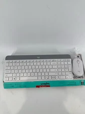Logitech MK470 Slim Wireless Keyboard and Mouse Combo, Off White