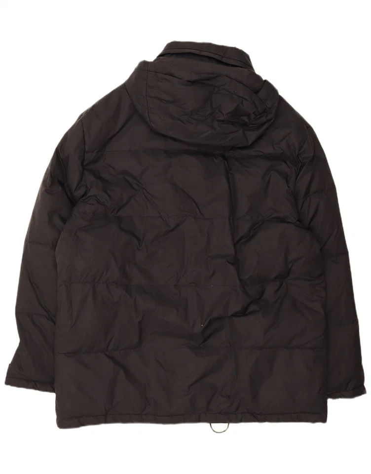 Chaqueta acolchada con capucha para hombre INVICTA UK 42 XL negra poliéster CJ12 Foto 4 de 4