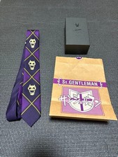 JoJo s Bizarre Adventure Ultra Violence Yoshikage Kira Purple Silk Tie Italy