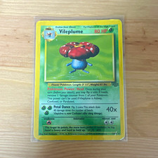 Vileplume 15/64 Jungle Holo Rare Unlimited English 1999 Pokémon TCG Card