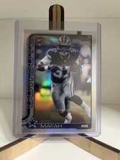Phil Mafah Topps Chrome Refractor Rookie Card #310 Dallas Cowboys