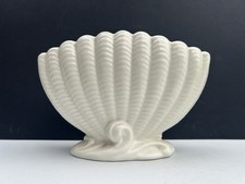 Vintage SylvaC Ceramic Textured Mantle Vase Shell Clam