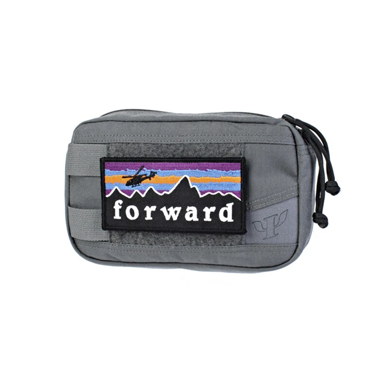 Pew Tactical Patch Forward Army Morale Patch Hook Military 4.4x2.2 inch Wargame  - Image 4 of 4