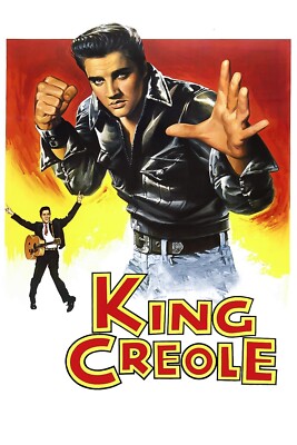 1958 King Creole Movie Poster 11X17 Elvis Presley Dannie Fisher