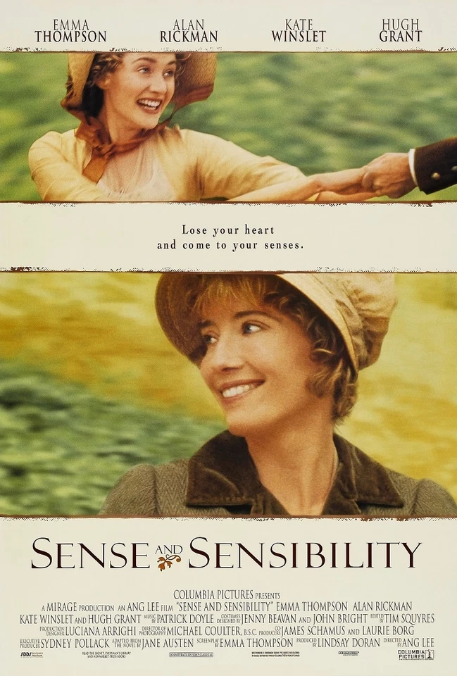 Sense and Sensibility movie poster - Kate Winslet poster - 11" x 17"