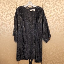 Victoria's Secret Gold Label Vintage Beaded Lace Robe Size OS