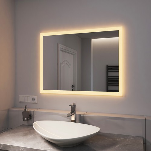 EMKE LED Badspiegel mit Beleuchtung Touch Wandspiegel Badezimmerspiegel - Bild 18 von 22