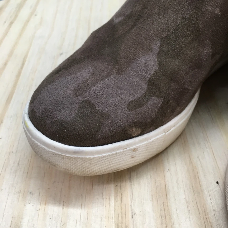 Botas femininas Coconuts By Matisse 8,5 camufladas tornozelo cunha puxar marrom - Imagem 4 de 4