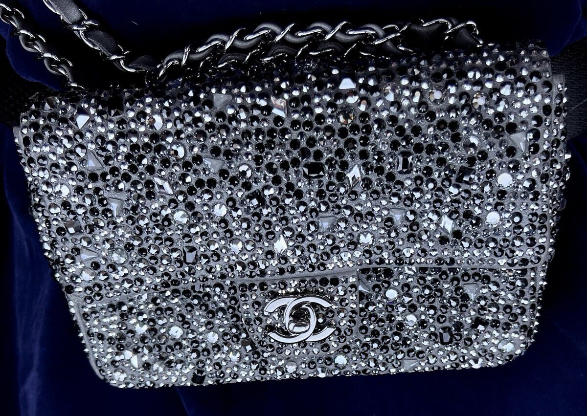 LIMITED EDITION CHANEL SWAROVSKI CRYSTAL BAG / CHANEL LIMITED EDITION CHANEL SWAROVSKI CRYSTAL BAG / CHANEL