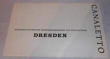 Historische Stiche auf Fotoleinen von Dresden; 3 Stiche von Canaletto 31x21,5 cm