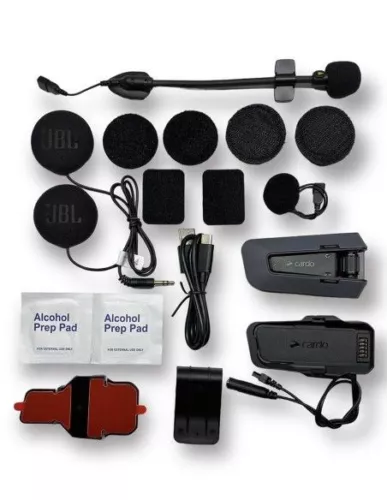 IT Cardo PackTalk EDGE Single -Softbox- Motorrad Gegensprechanlage