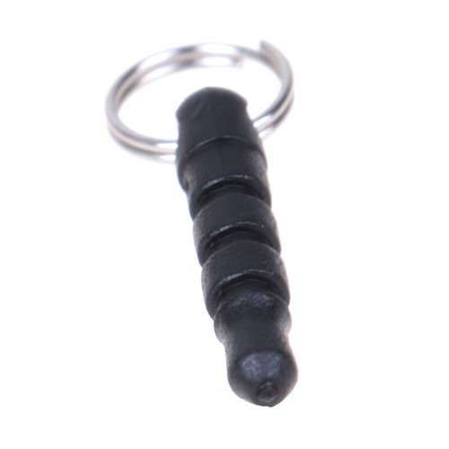 50pc 3.5mm Universal Black Phone Headphone Plug with Hole RingS-b _wa - Zdjęcie 5 z 11