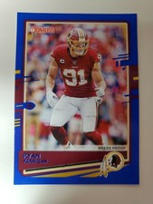 2020 Donruss Ryan Kerrigan BLUE PRESS PROOF card #239