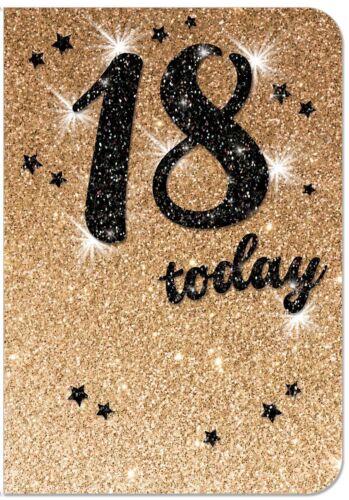 Happy 18th Birthday. Fun Design Card For Age 18 Male - Picture 1 of 2
