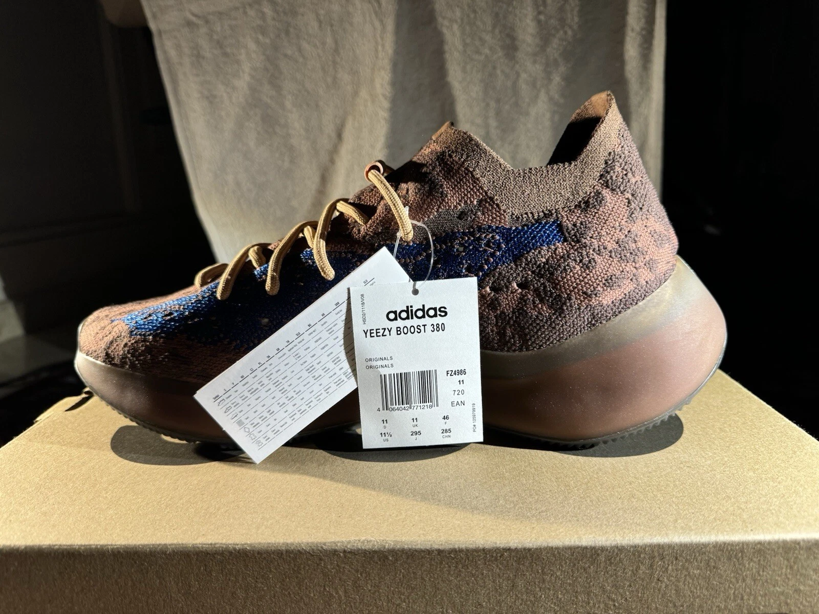 Yeezy Boost 380 Azure (size 11.5 US)