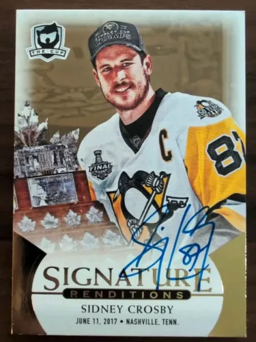 Sidney Crosby Autograph 2018-19 Upper Deck The Cup Signature Renditions