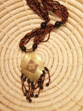 African Tuareg Pendant Necklace Africa ethnic tribal jntb20