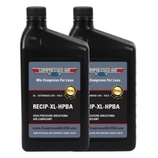 Breathing Safe Oil for High Pressure Reciprocating Air Compressors (2 Quarts)
