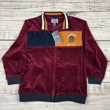 Nwt Vintage Fubu Platinum Fat Albert Track Jacket Women’s Small Velour Deadstock