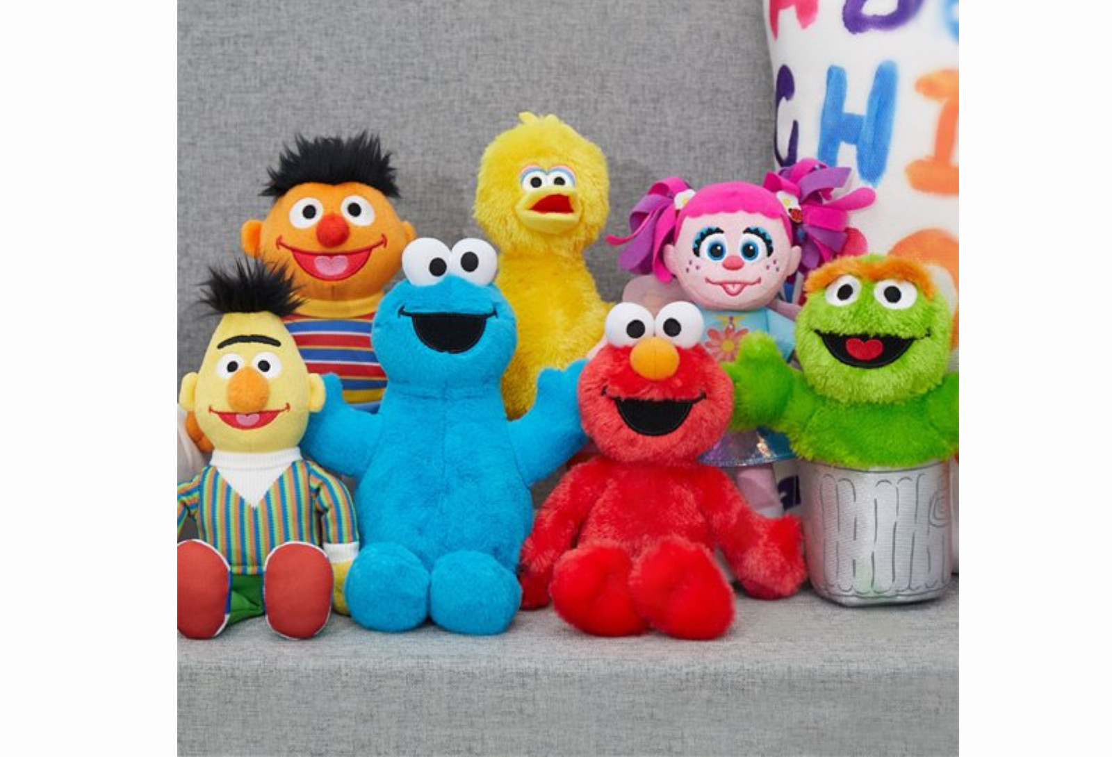 8-inch Elmo Plush Toy, Sustainable Stuffed Animal for Kids 18mo+