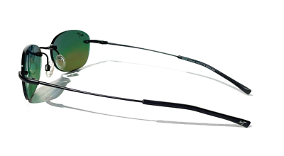 Maui Jim AKI AKI Matte Black POLARIZED HAWAII Lava Ruby Lens