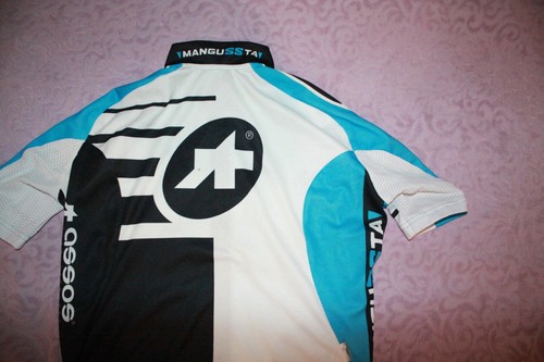 Jersey de ciclismo Assos Campionissimo Racing Mangussta azul blanco negro mediano - Imagen 8 de 15