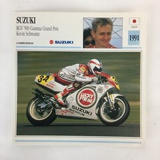 Suzuki RGV 500 Gamma Grand Prix - 1991 Spec Sheet Info Card 