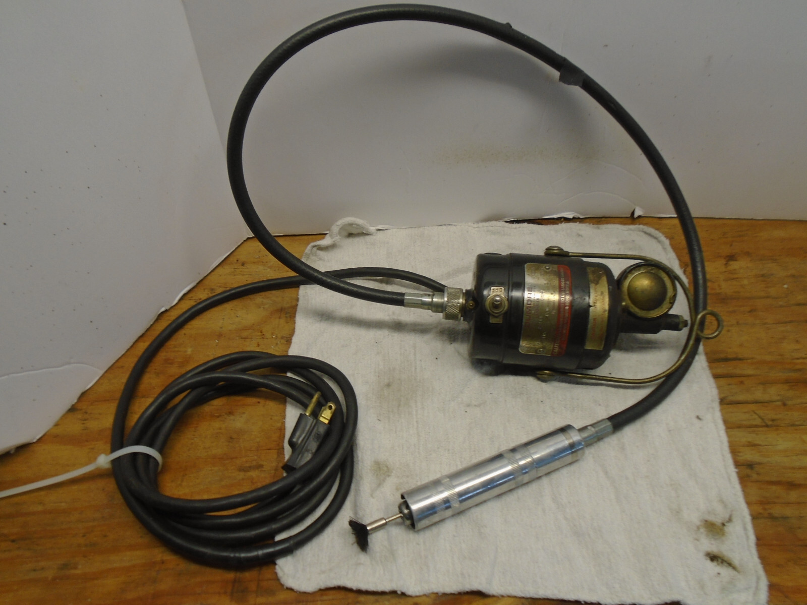 DUMORE DUOFLEX (FLEXIBLE SHAFT) GRINDER WITH KEY eBay