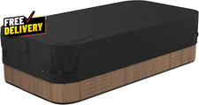 Outdoor Waterproof Hot Tub Swim SPA Cover 194 X 97 Inch Fit 8 X 16 Ft 192 X 96..