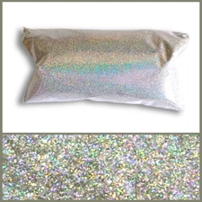 Silver Jewels Holographic Glitter - Very Fine .008" Solvent Resistant, Rainbow