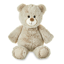Spark Create Imagine 17" Soft Brown Teddy Bear Plush with Beans - New
