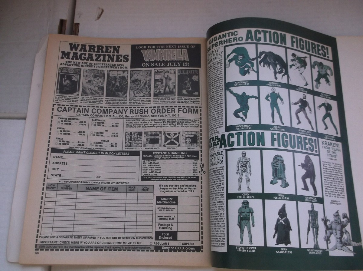 WARREN: VAMPIRELLA #107, REPRINTING #26, 34, 39 & 49, LOW PRINT WARREN: VAMPIRELLA #107, REPRINTING #26, 34, 39 & 49, LOW PRINT