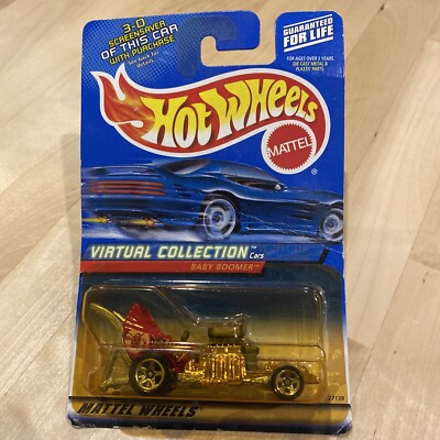 2000 Hot Wheels #173 Virtual Collection Cars BABY BOOMER Red w/Gold 5 Spoke