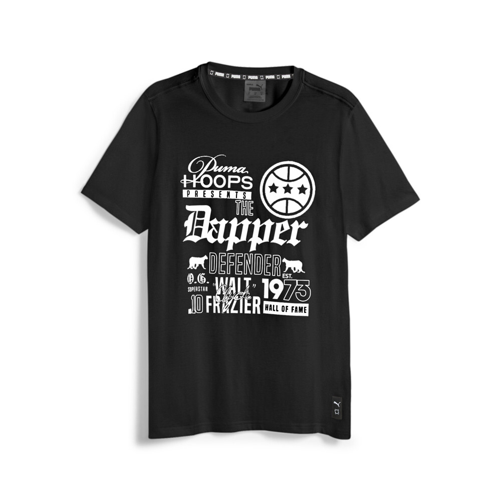 Puma Clydes Closet  Tee 3 Mens Black Casual Tops 62204201