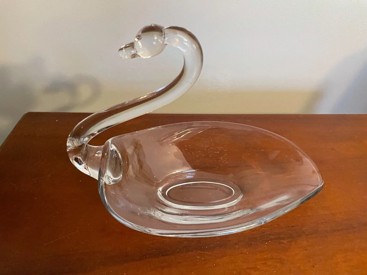 Duncan Miller Glass Co. Blown Glass Swan CandyNut Dish 7-12 1950s | eBay
