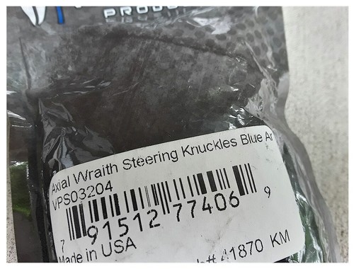 Vanquish Axial Wraith Knuckles Blue VPS03204 - Picture 2 of 2